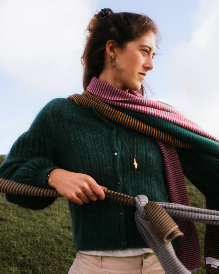 Striped Cashmere Scarves