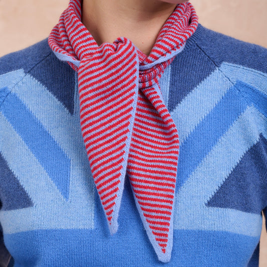 The Cragie Striped Bandana Scarf