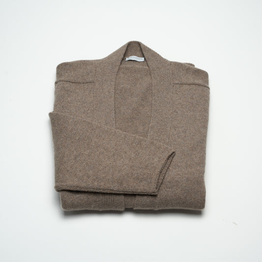 Ladies Belted Cardigan - Natural
