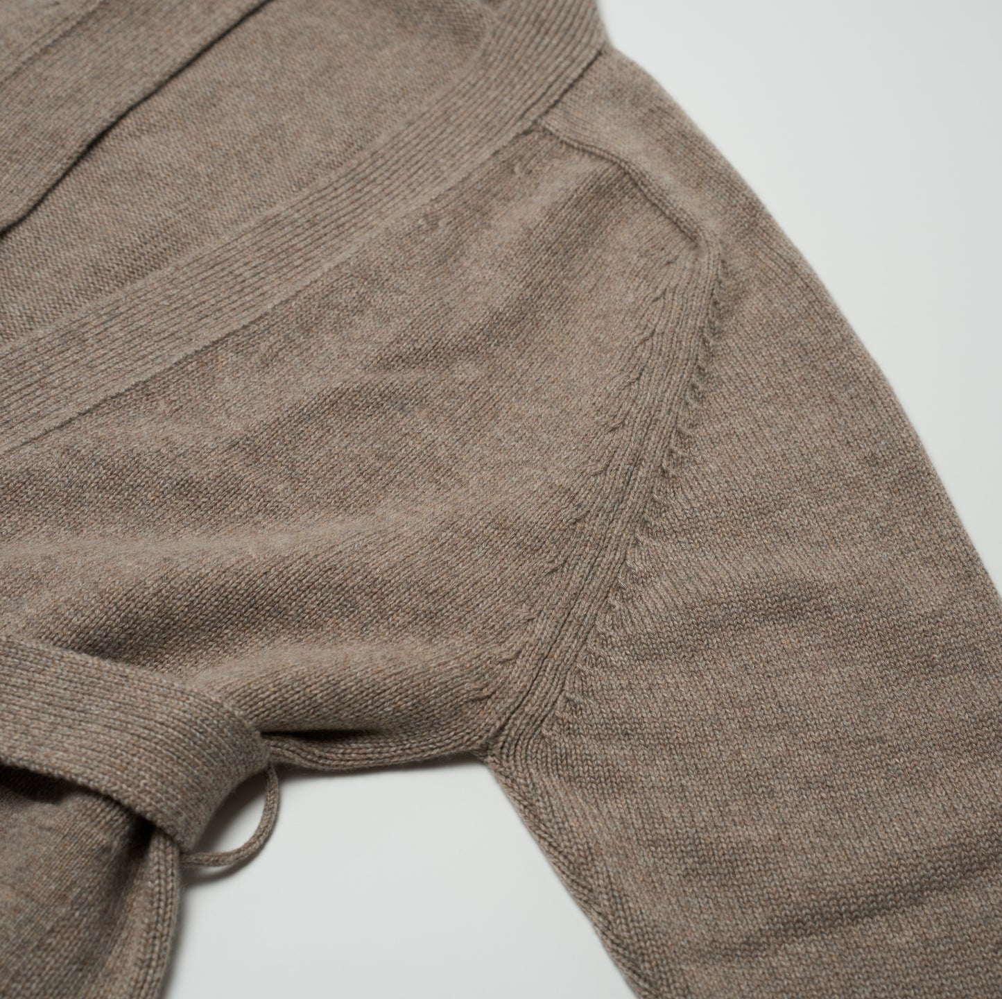 Ladies Belted Cardigan - Natural