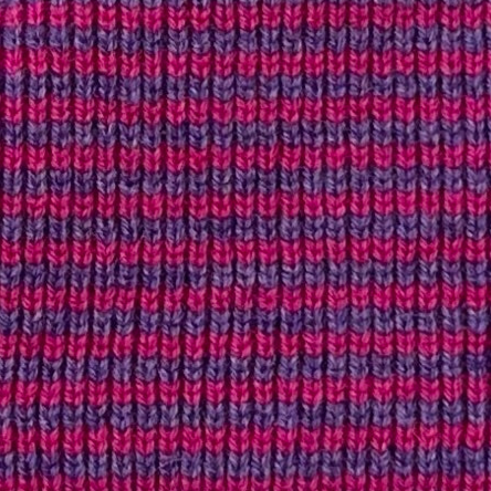 Fuchsia & Purple Striped Cashmere Scarf
