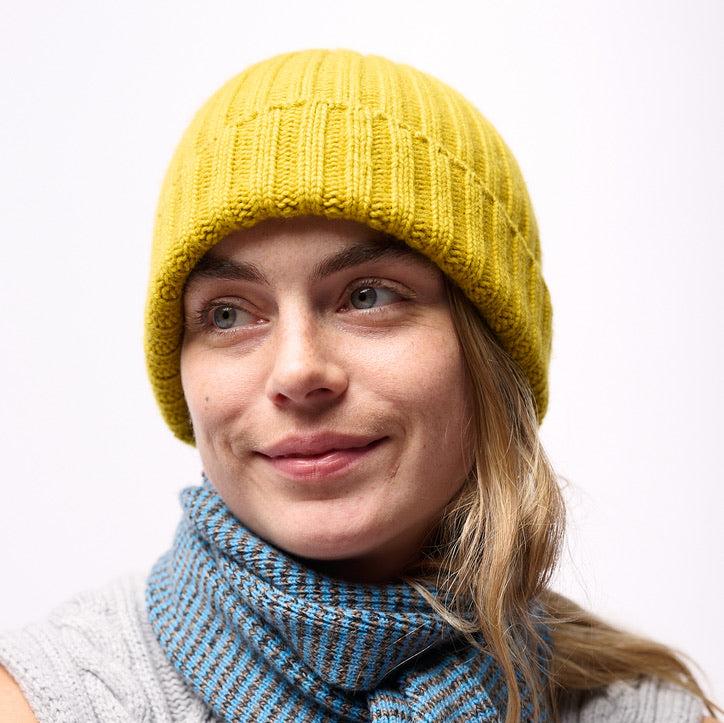 Mustard Chunky Knit Beanie