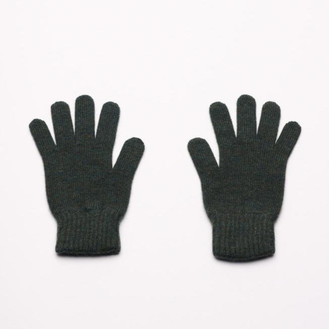 Unisex Dark Olive Marl Gloves