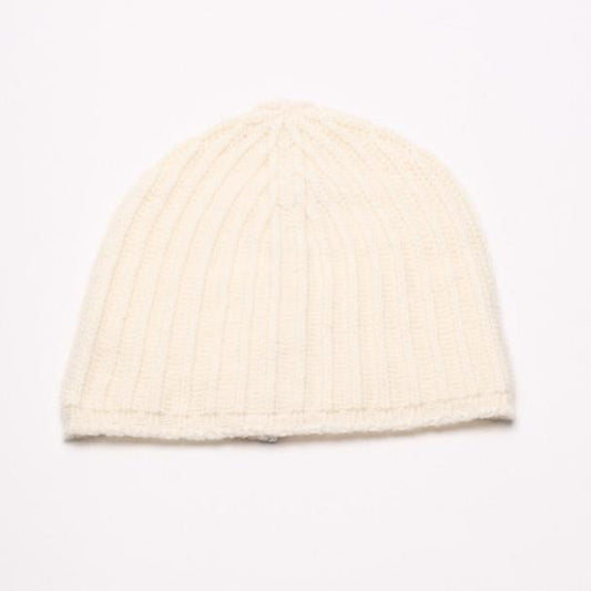 Cream Chunky Knit Beanie