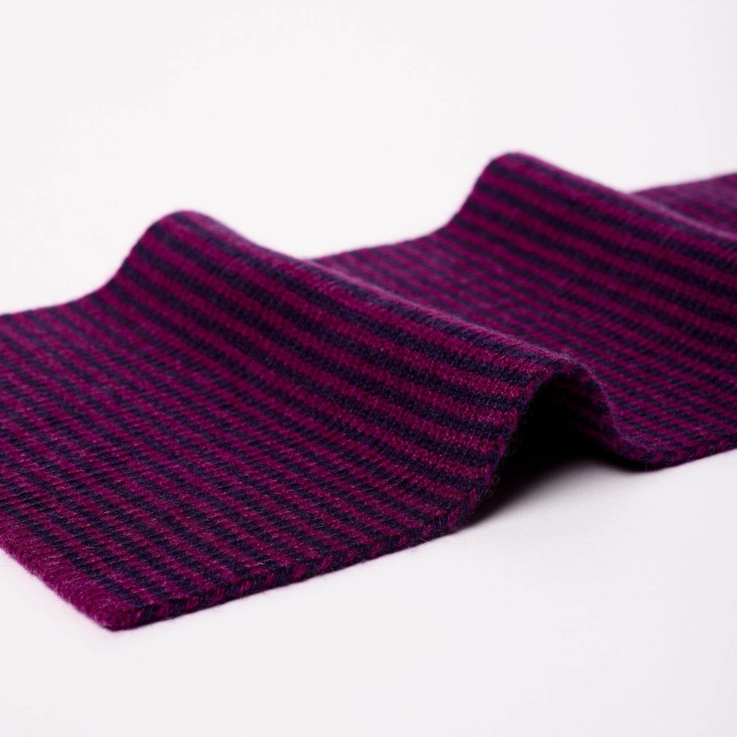 Plums Striped Cashmere Scarf