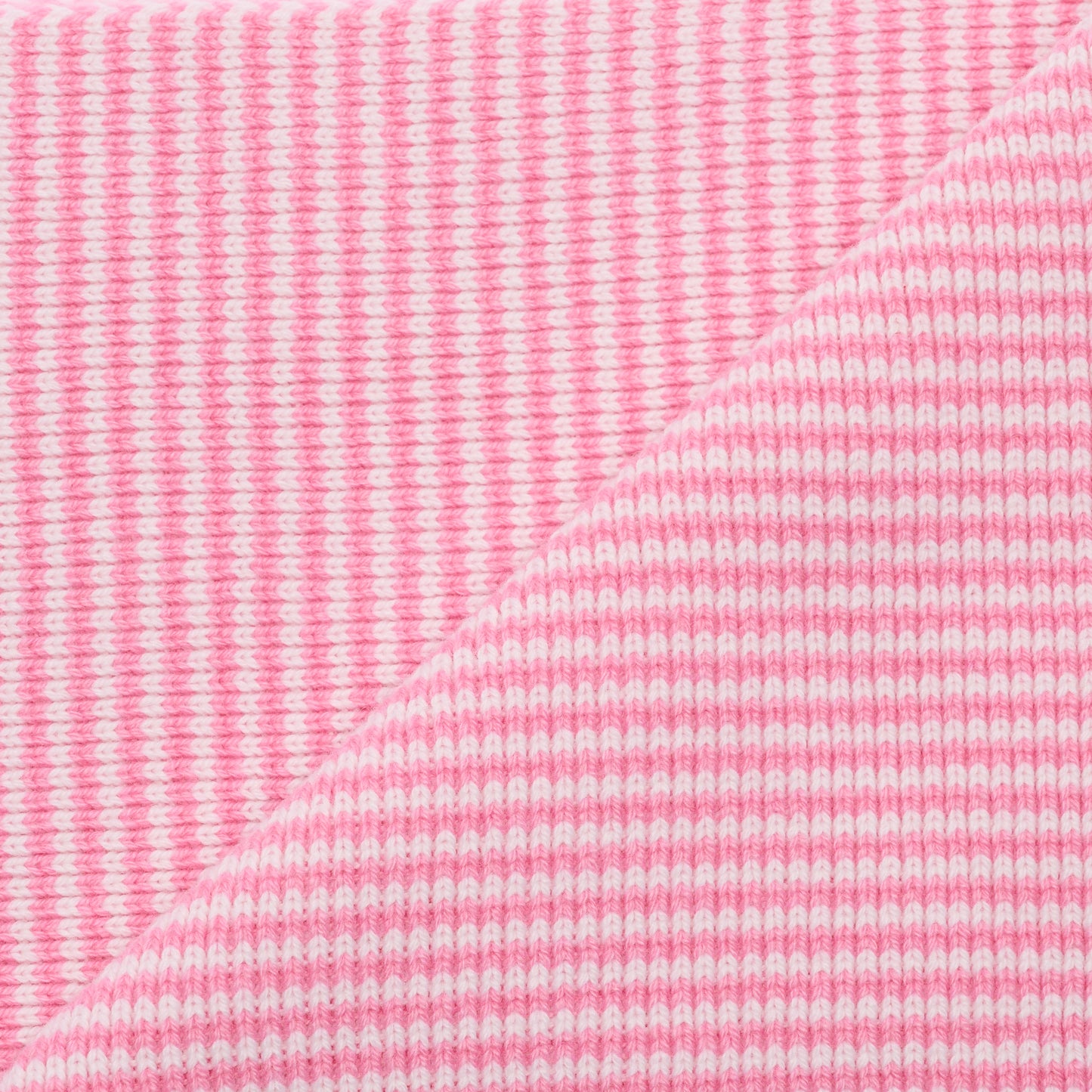 Chiffon Pink & White Striped Cashmere Scarf