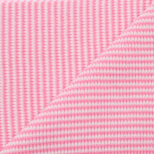 Chiffon Pink & White Striped Cashmere Scarf