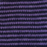 Purple & Darkest Navy Striped Cashmere Scarf