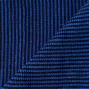 Bright Blue & Darkest Navy Striped Cashmere Scarf