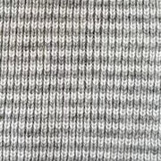 Light Grey & White Striped Cashmere Scarf