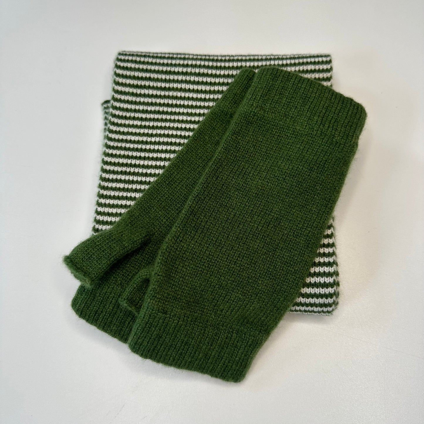 Olive Green - Wrist Warmers