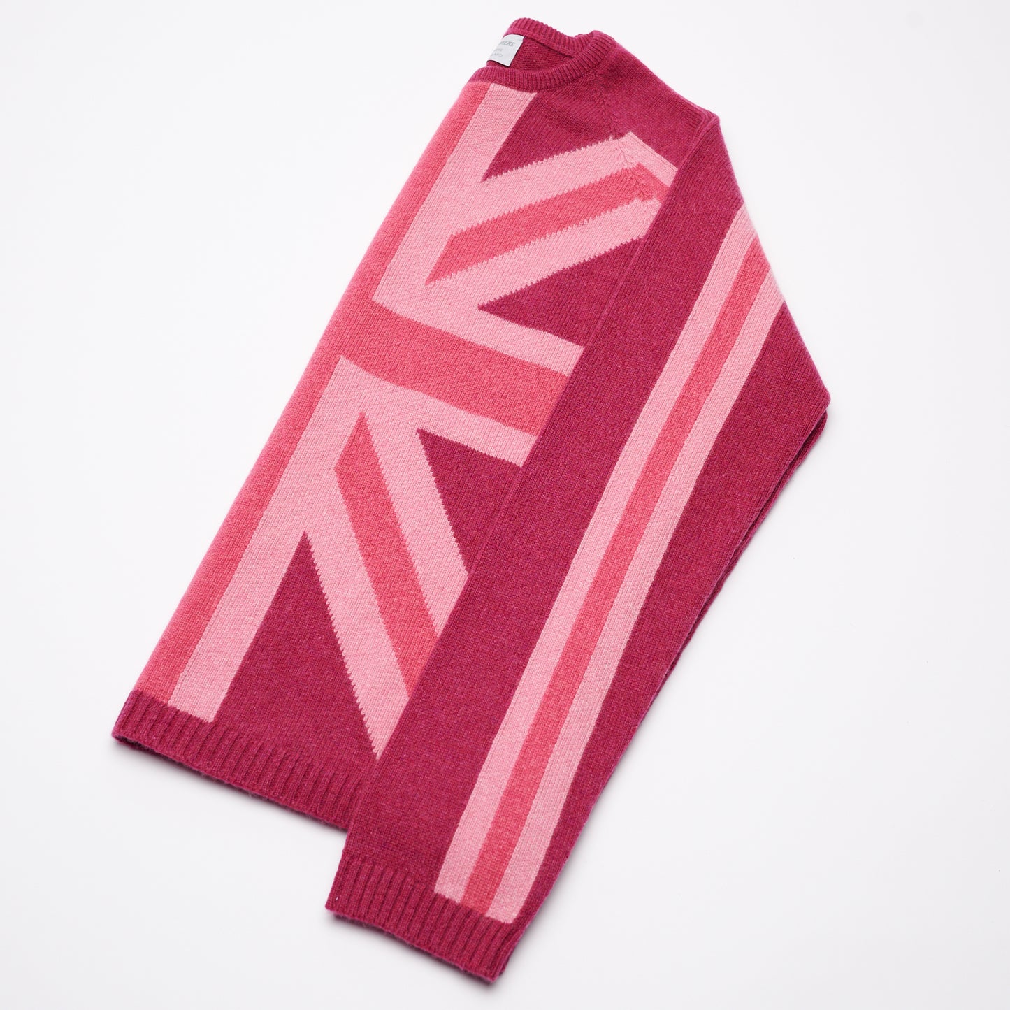 TICKLED PINK UNION JACK JUMPER - Pink Marls