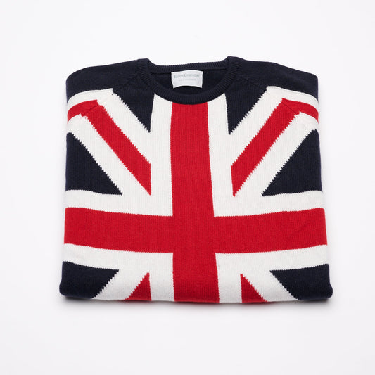 THE CLASSIC UNION JACK JUMPER - Red, White and Blue