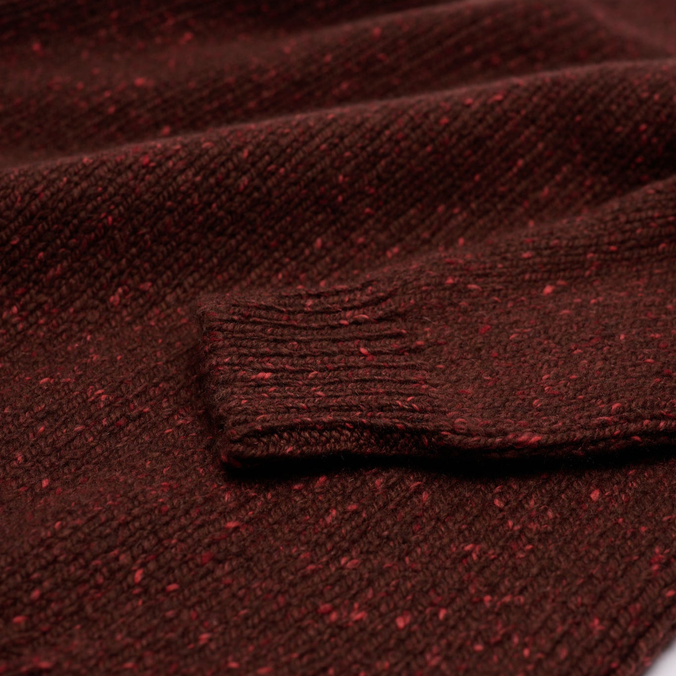 Donegal 8 Ply Cashmere Crew Neck Jumper - Russet