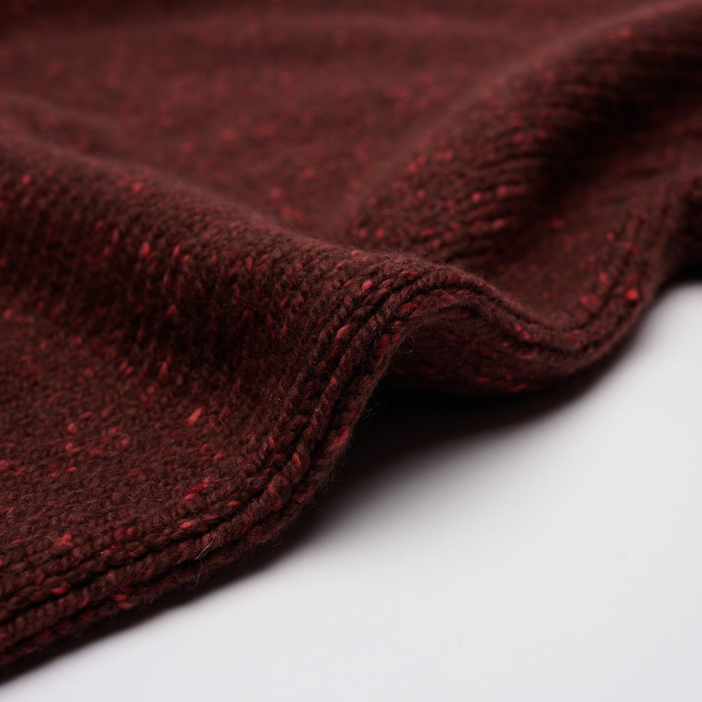 Donegal 8 Ply Cashmere Crew Neck Jumper - Russet