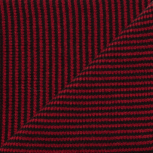 Hawthorne & Chocolate Striped Cashmere Scarf