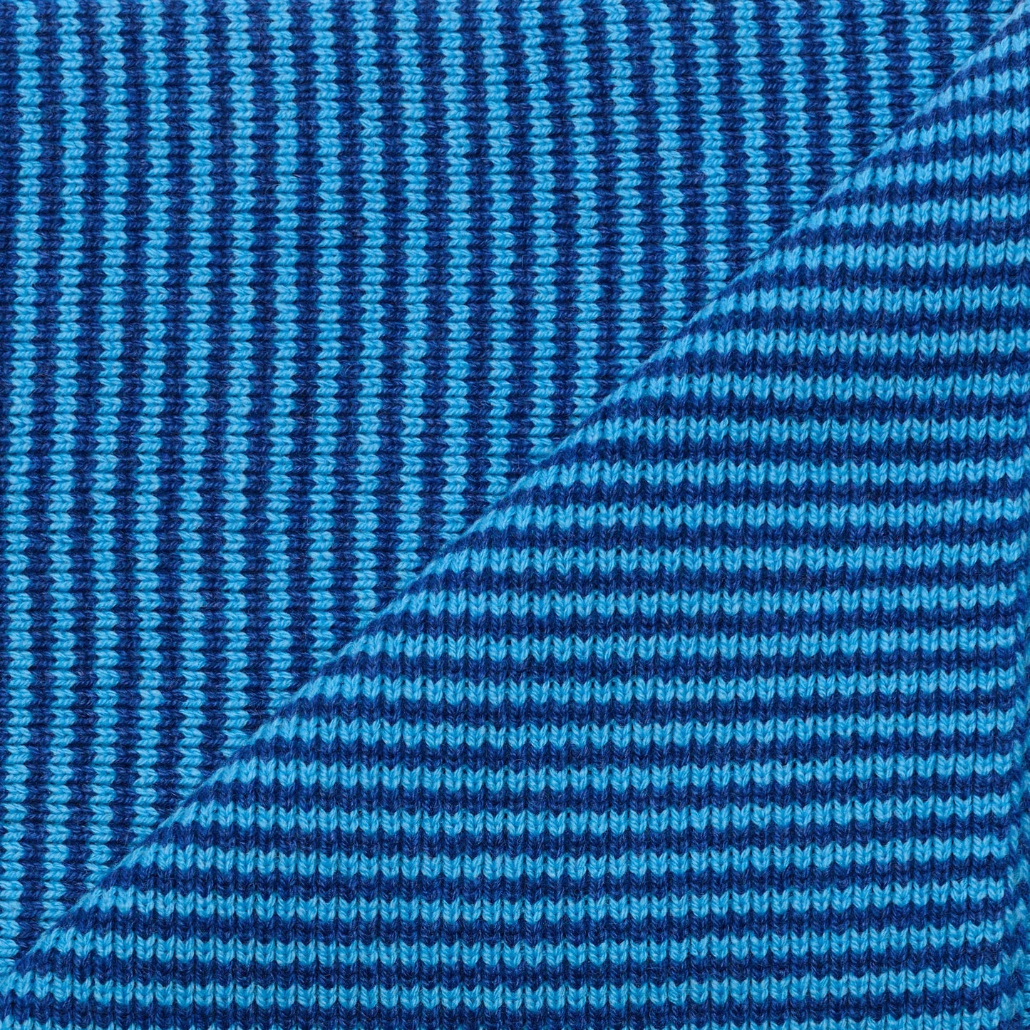 Landi's Blues Striped Cashmere Scarf