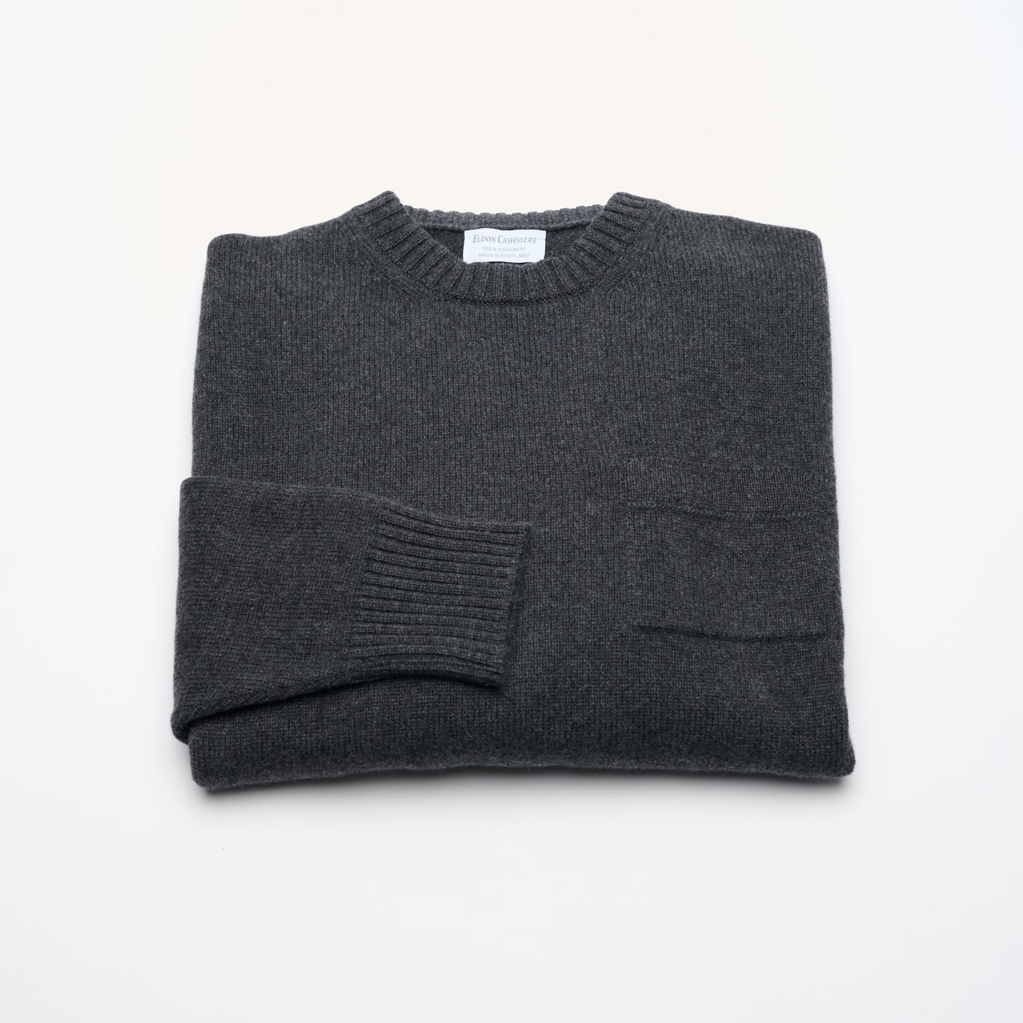 Unisex Oversized Cashmere Jumper - Charcoal