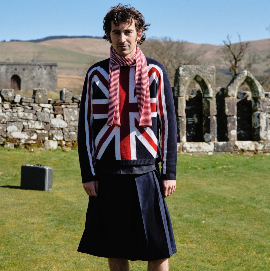 THE CLASSIC UNION JACK JUMPER - Red, White and Blue