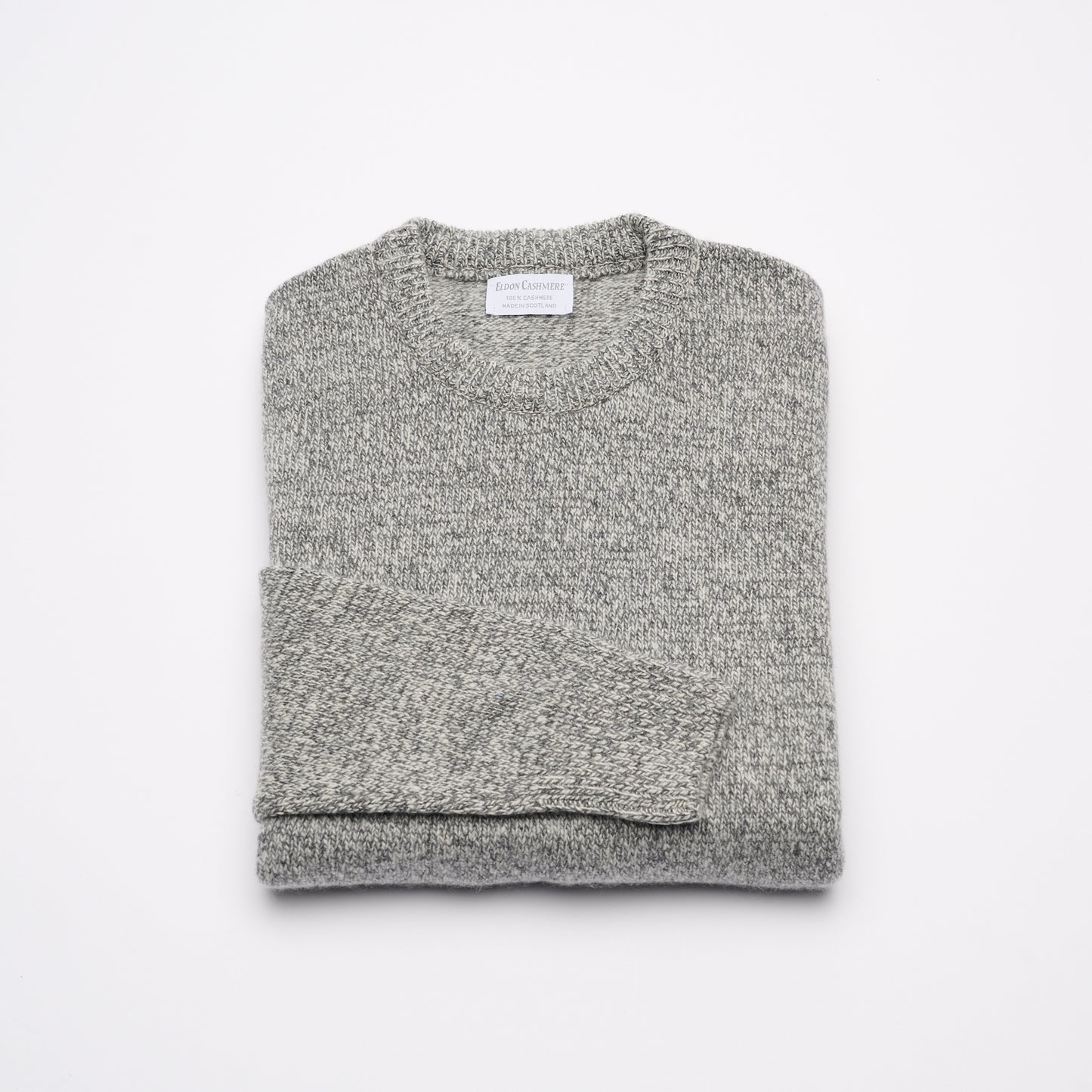Donegal Marl Men's Crew Neck Jumper - Grey