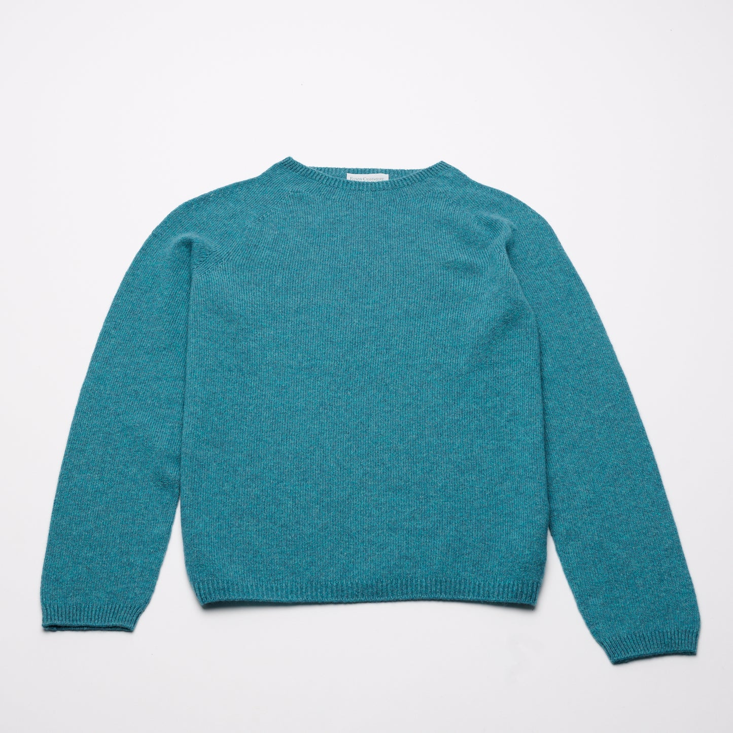 Summer Weight Cashmere Jumper - Teal