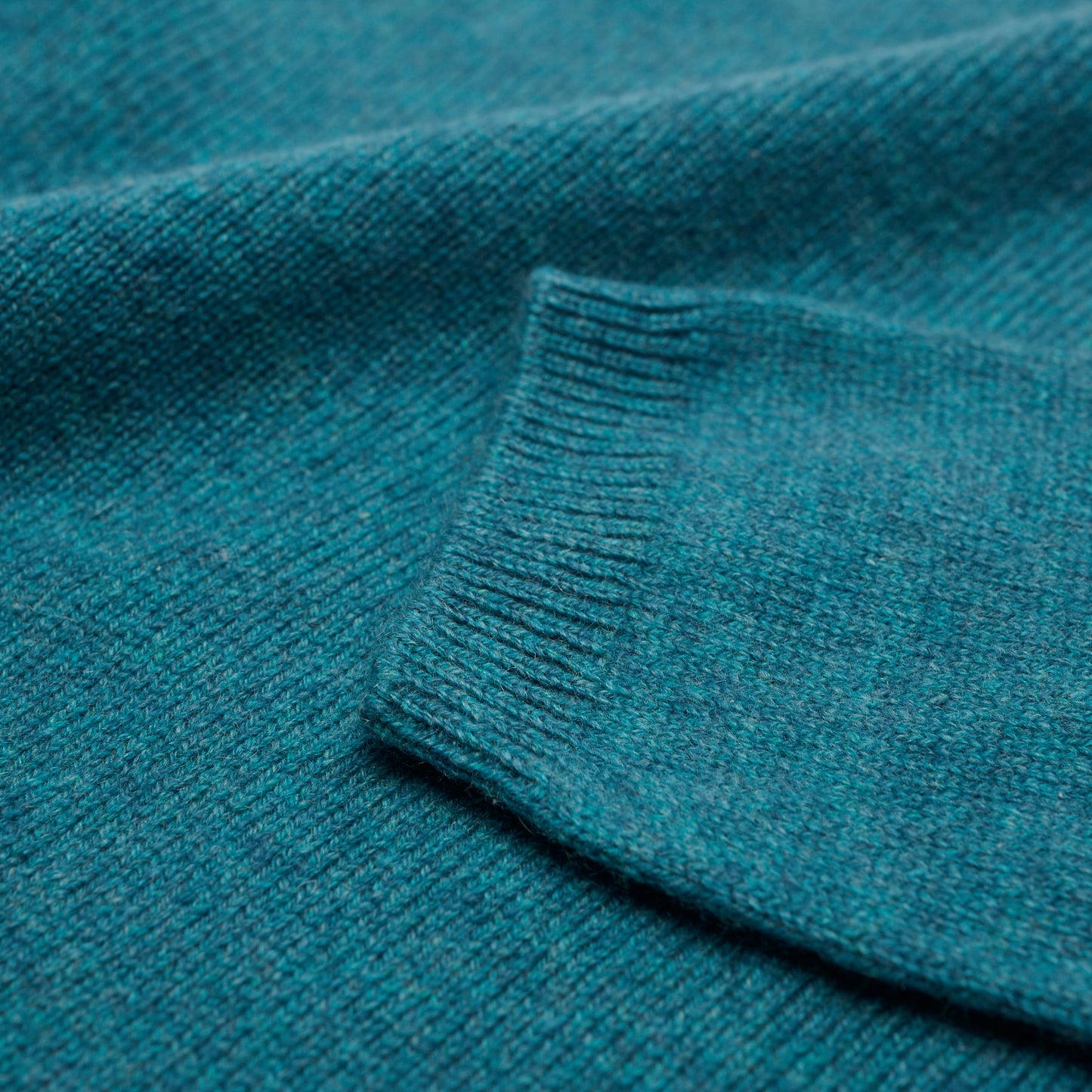 Summer Weight Cashmere Jumper - Teal