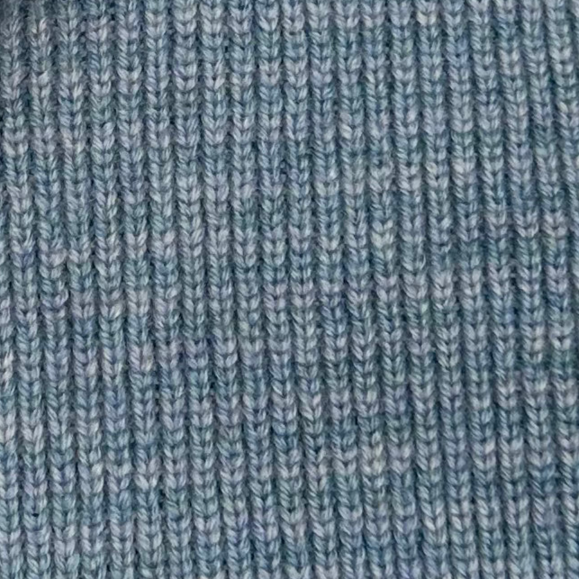 Light Blue & Denim Blue Striped Cashmere Scarf