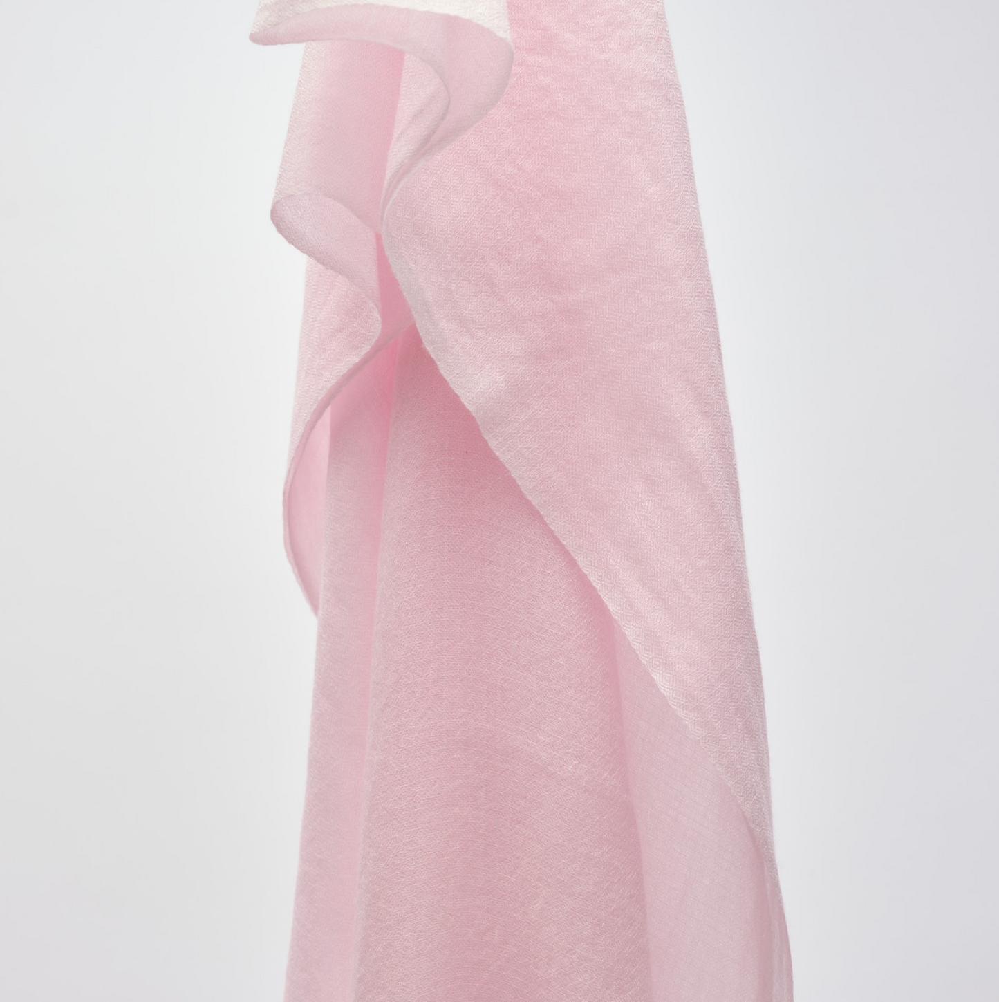 Light Weight Handwoven Shawl - Soft Petal Pink