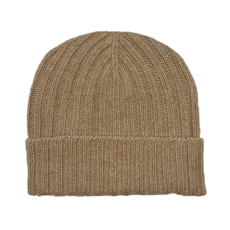 Oatmeal Wide Ribbed Beanie