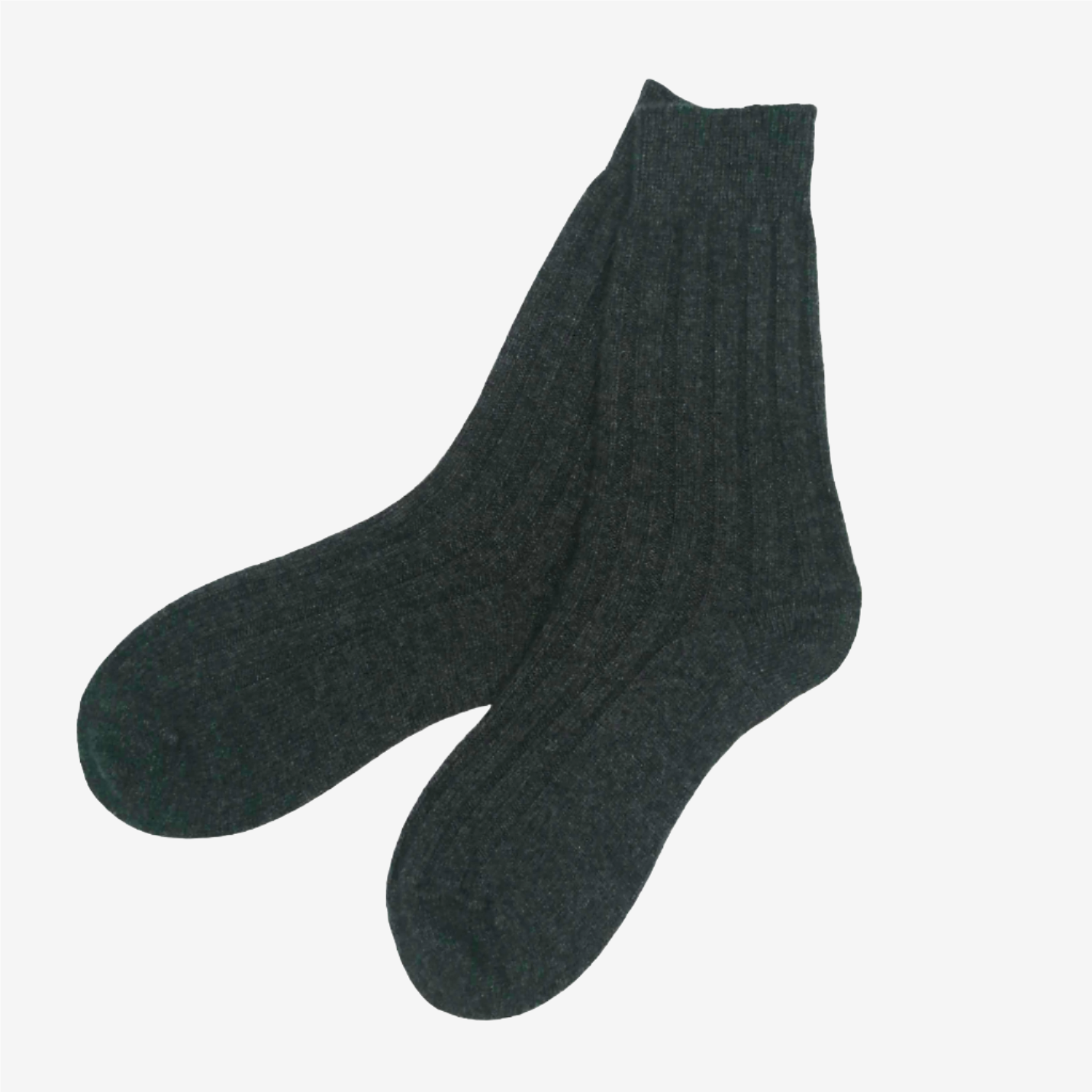 Men's Charcoal Cashmere Socks