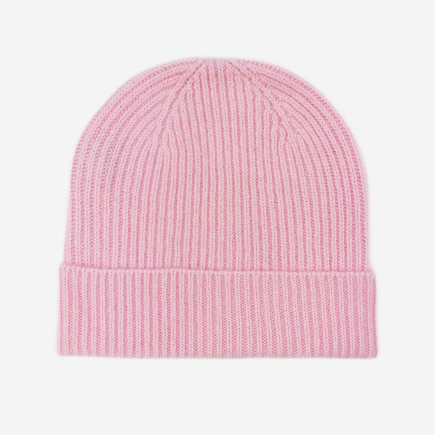 Pink Classic Ribbed Beanie