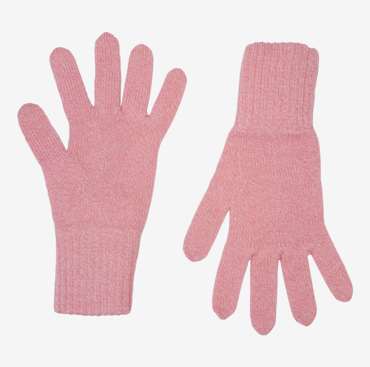 Ladies Gloves - Pink Marl