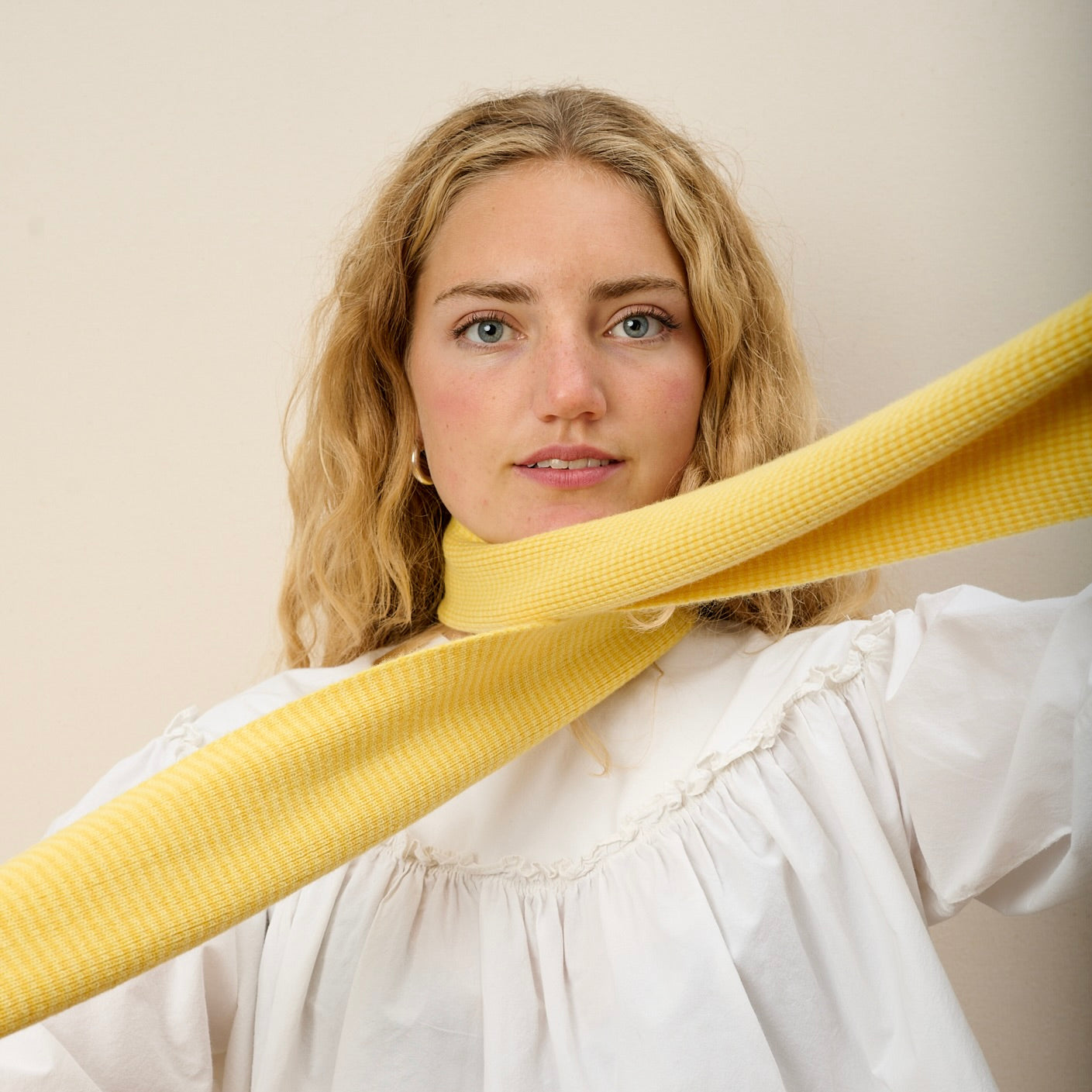 Sunny Days Striped Cashmere Scarf