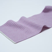 Purple & White Striped Cashmere Scarf