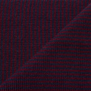 Claret & Navy Striped Cashmere Scarf