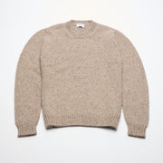 Donegal 8 ply Cashmere Crew Neck Jumper - Natural