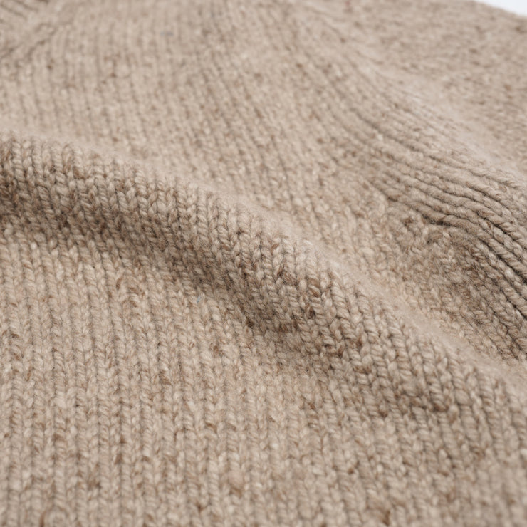 Donegal 8 ply Cashmere Crew Neck Jumper - Natural