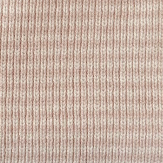 Light Pink & White Striped Cashmere Scarf
