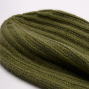 Olive Chunky Knit Beanie