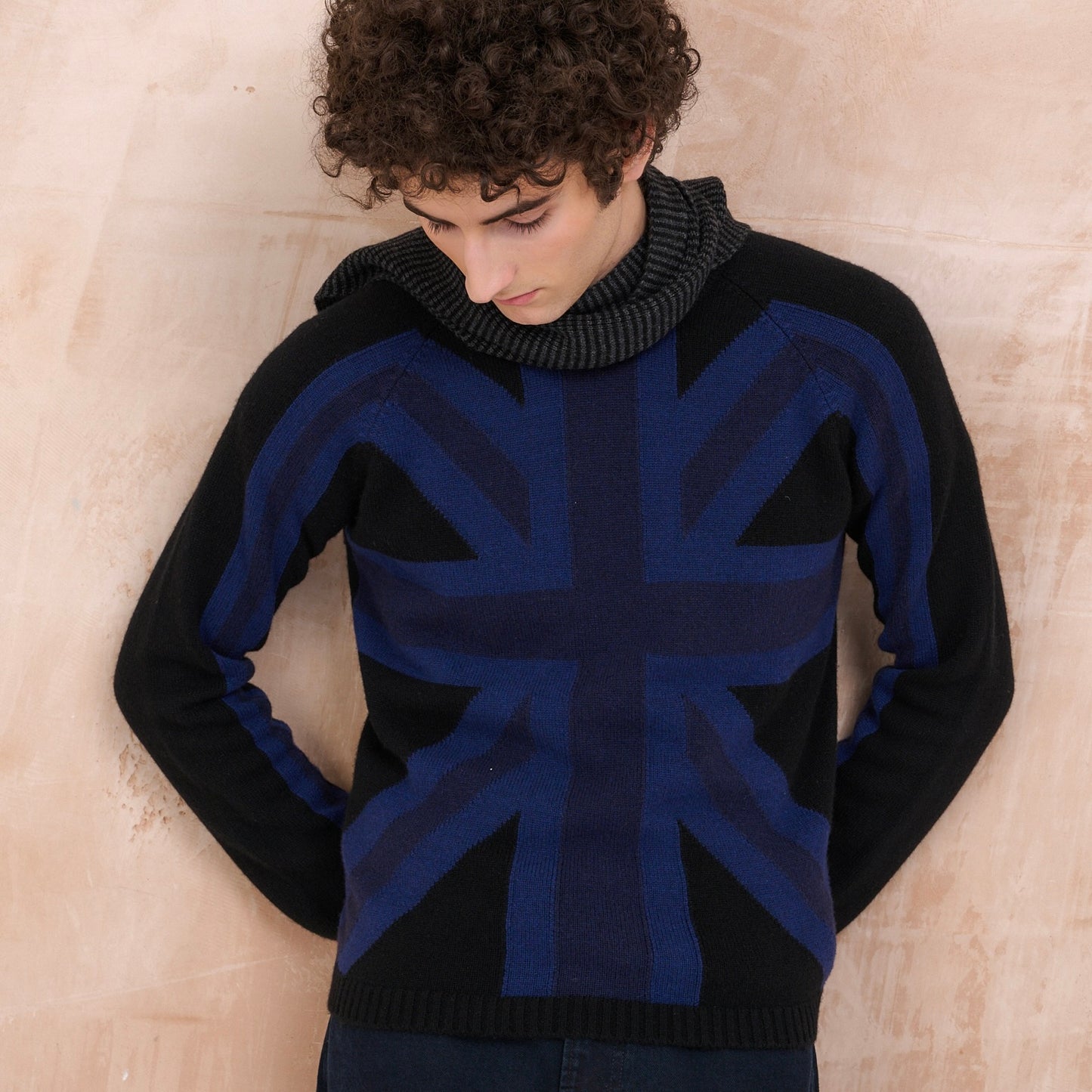 MIDNIGHT UNION JACK JUMPER