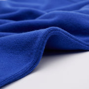 Luxury Classic 4 Ply V Neck Jumper - Klein Blue