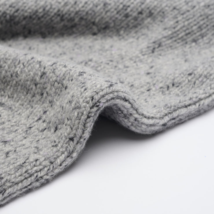 Donegal 8 Ply Cashmere Crew Neck Jumper - Light Grey