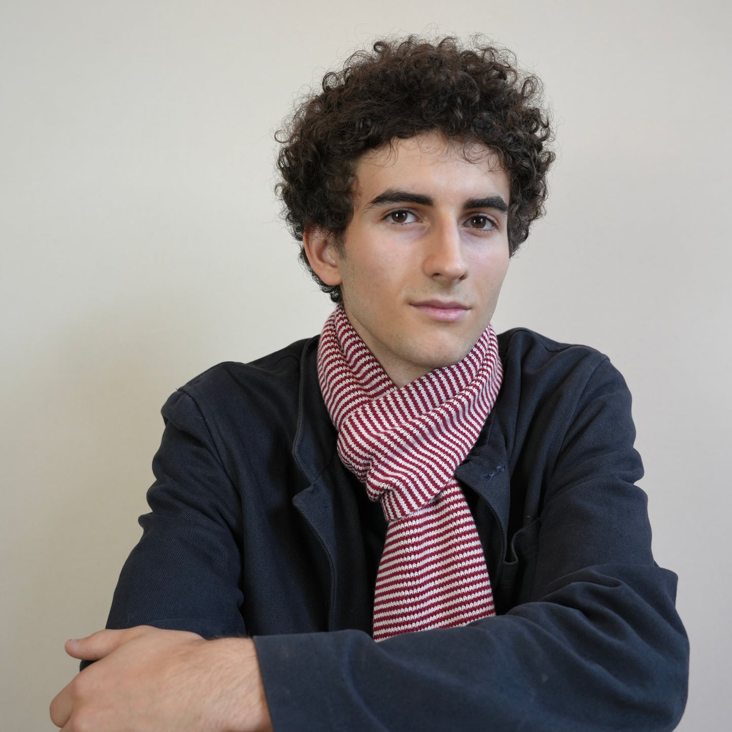 Hawthorne & White Striped Cashmere Scarf