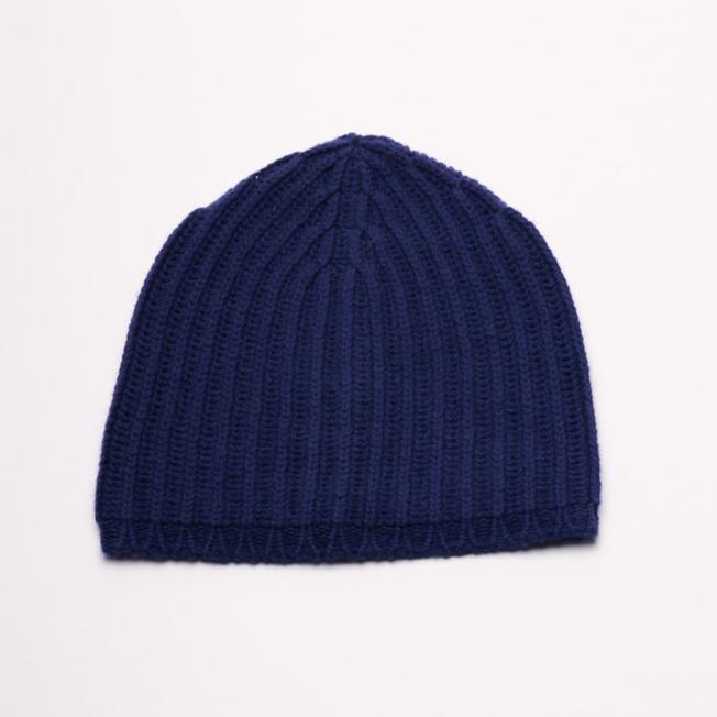 Navy Chunky Knit Beanie