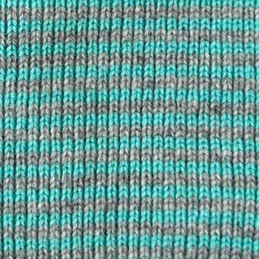 Aqua & Grey Cashmere Scarf