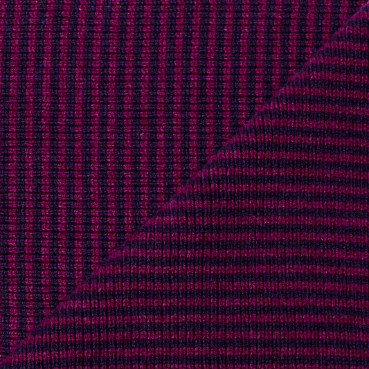 Plums Striped Cashmere Scarf