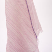 Handwoven Shawl - Light Weight Pink Striped