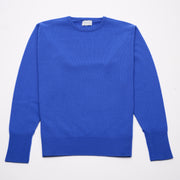 Luxury Classic 4 Ply Crew Neck Jumper - Klein Blue