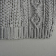 Cable Knit Cashmere Dress - Cream