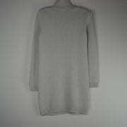 Cable Knit Cashmere Dress - Cream